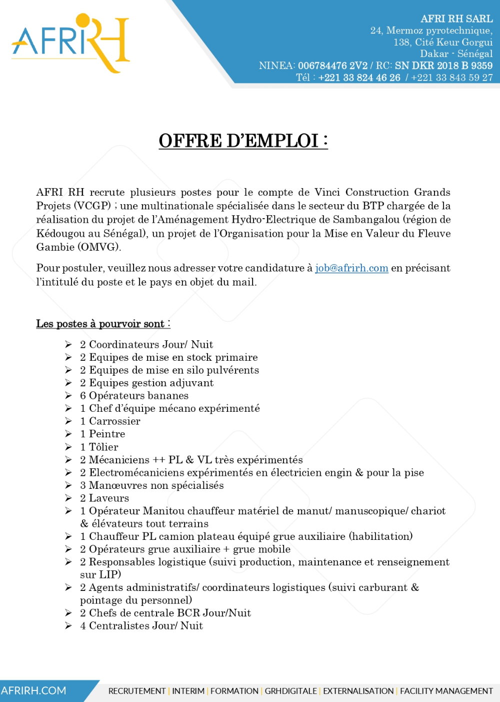 Publication offre demploi v2 GUINEE AFRI RH page 0001